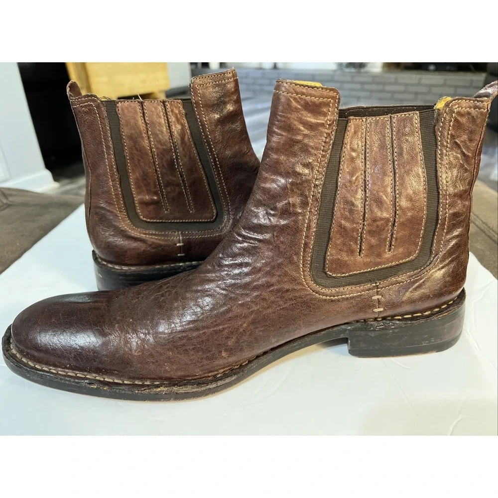 Cole Haan Brown Leather Chelsea Ankle Boots Men's SZ 13 C05564